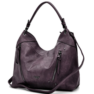 Borsa a sacco firmato da Nazareno Gabrielli Colletion donna spalla a tracolla simil pelle zip frontali