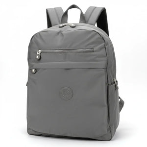 Zaino Donna in Nylon Impermeabile Multitasche  Leggero e Resistente, Tessuto Effetto Stropicciato. Ideale per Scuola, Viaggio e Lavoro