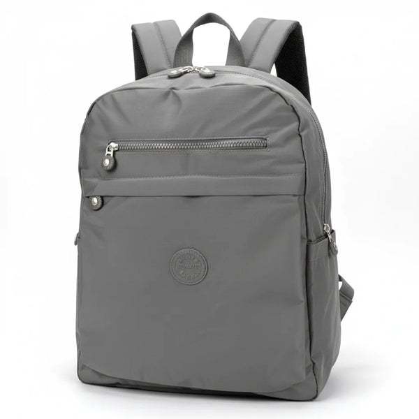 Zaino Donna in Nylon Impermeabile Multitasche  Leggero e Resistente, Tessuto Effetto Stropicciato. Ideale per Scuola, Viaggio e Lavoro