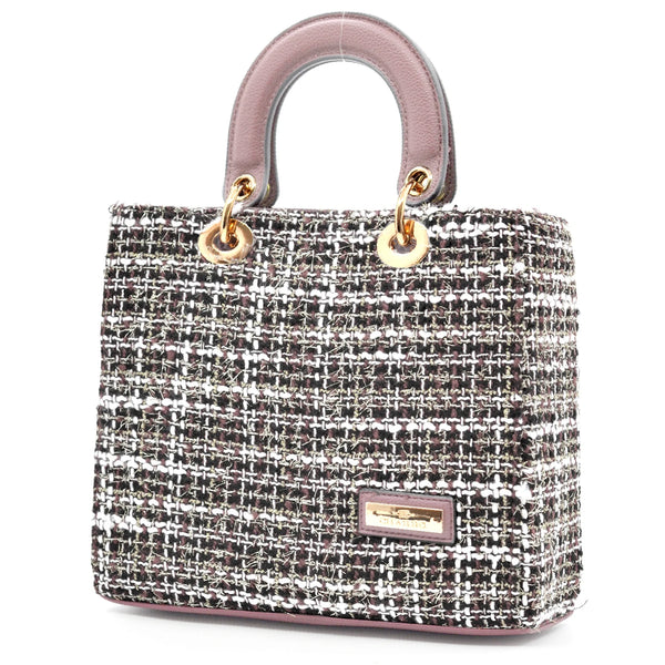 Borsa CHARRO in tessuto TWEED bouclé raffinato