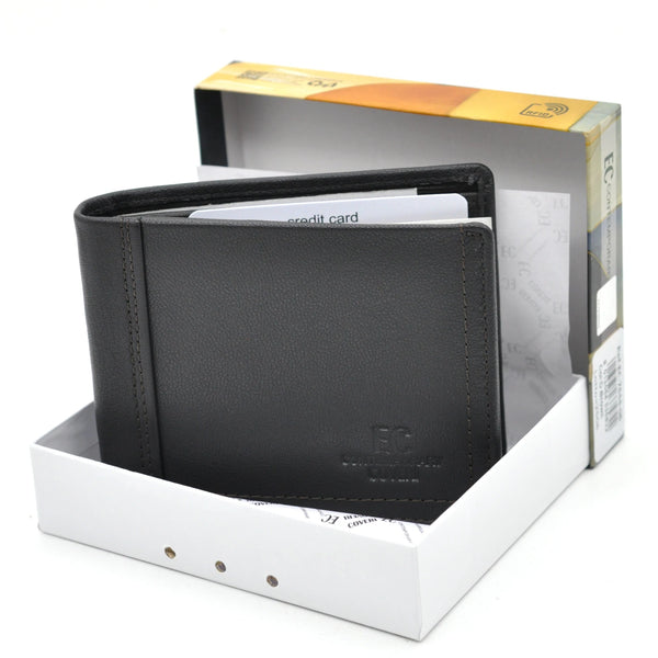 Portafoglio vera pelle uomo firmato COVERI CONTENPORARY porta carte ribaltina morbido