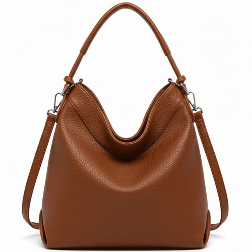 La Amurusa - Borsa firmata Gyoiamea sacco a spalla secchio simil pelle mono manico capiente