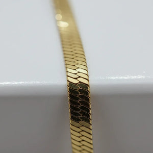 Collana Choker Cuore in Acciaio Inossidabile - Maglia Piatta Oro e Argento