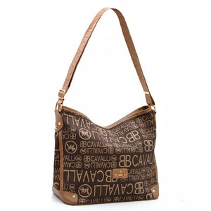 BB Cavalli borsa a sacco LIMITED EDITION fantasia logata monomanico
