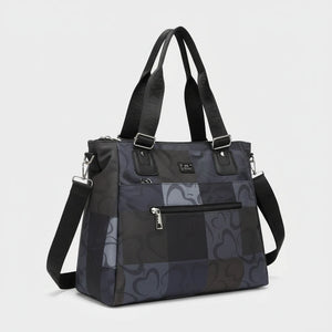 Borsa firmata Baci&Abbracci vintage shopping fantasia logo