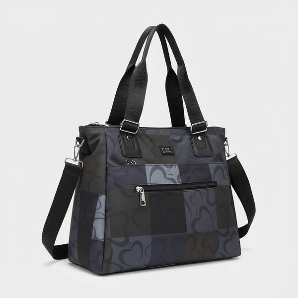 Borsa firmata Baci&Abbracci vintage shopping fantasia logo
