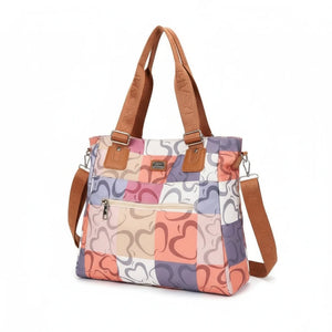 Borsa firmata Baci&Abbracci vintage shopping fantasia logo