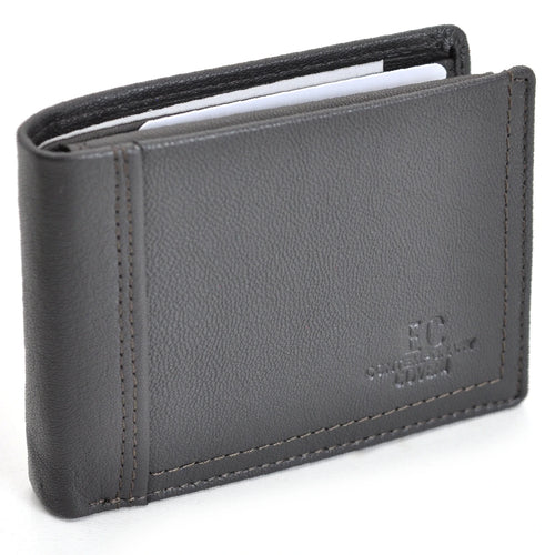 Portafoglio vera pelle uomo firmato COVERI CONTENPORARY porta carte ribaltina morbido