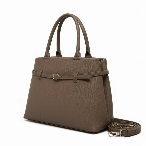 La Paciusa - Borsa firmata Gyoiamea a spalla bauletto tracolla casual simil pelle cinghia cintura