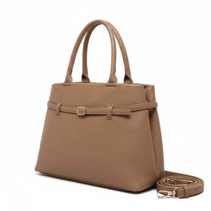 La Paciusa - Borsa firmata Gyoiamea a spalla bauletto tracolla casual simil pelle cinghia cintura