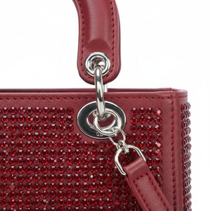 La Valencia - Borsa firmata Gyoiamea con strass glitter zirconata