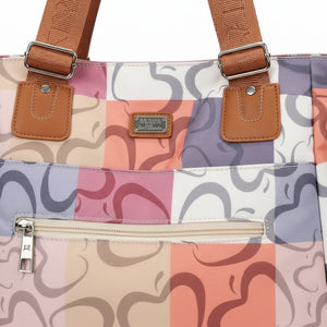 Borsa firmata Baci&Abbracci vintage shopping fantasia logo