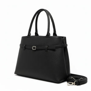 La Paciusa - Borsa firmata Gyoiamea a spalla bauletto tracolla casual simil pelle cinghia cintura