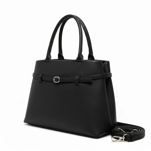 La Paciusa - Borsa firmata Gyoiamea a spalla bauletto tracolla casual simil pelle cinghia cintura