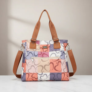 Borsa firmata Baci&Abbracci vintage shopping fantasia logo