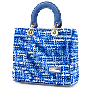 Borsa CHARRO in tessuto TWEED bouclé raffinato