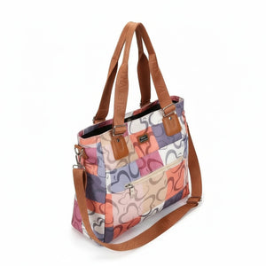 Borsa firmata Baci&Abbracci vintage shopping fantasia logo