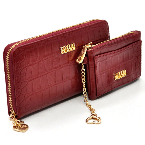 Set regalo Coveri Collection - portafoglio + portamonete / porta carte donna squame squamato