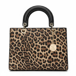 Zebrata bag - Borsa firmata GYOIAMEA tote borsetta rigida simil pelle fantasia animalier