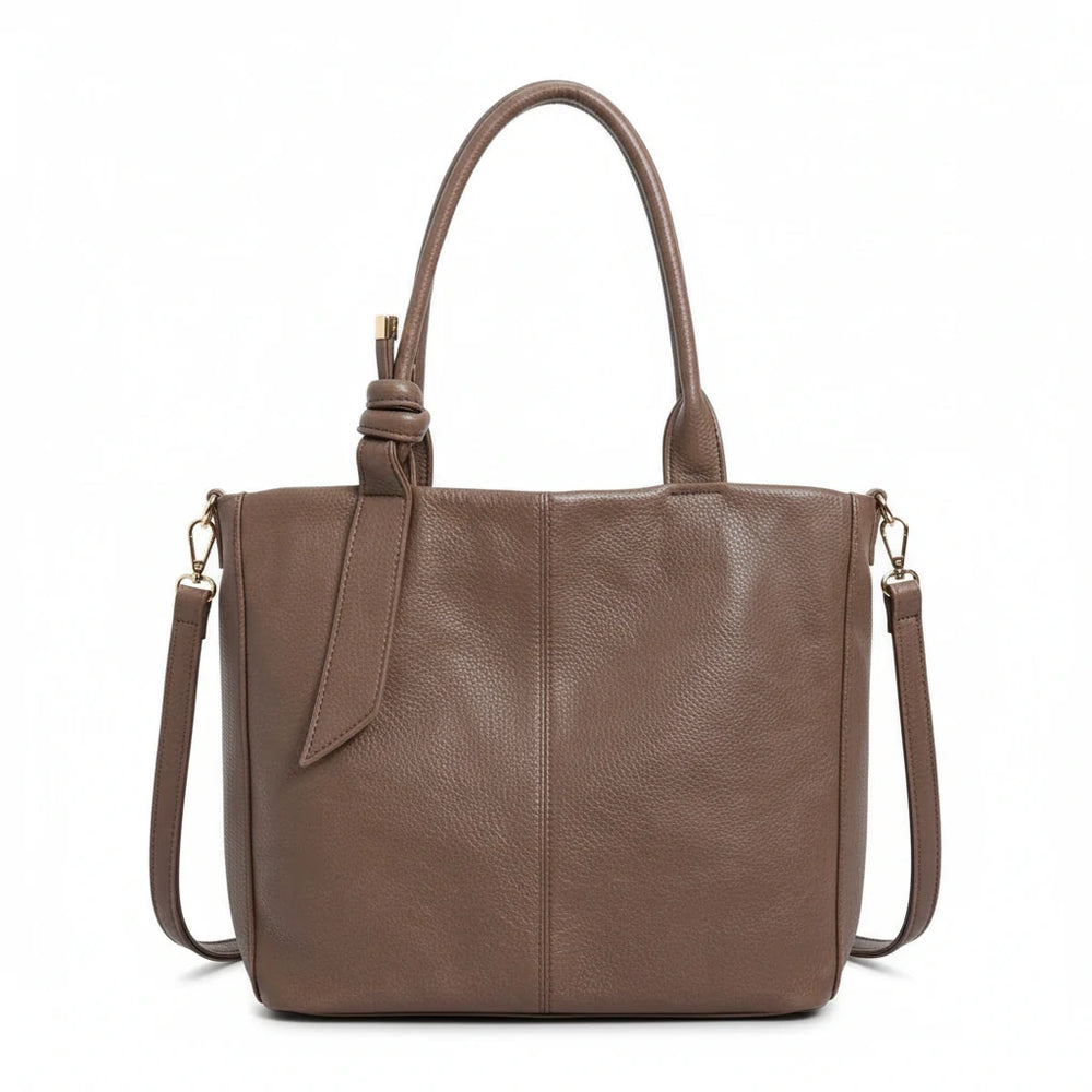 La SignoraBorsa - Borsa firmata Gyoiamea shopping a spalla manici nodo simil pelle