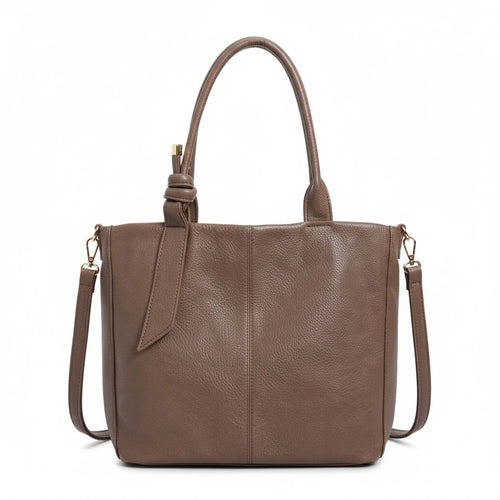 La SignoraBorsa - Borsa firmata Gyoiamea shopping a spalla manici nodo simil pelle