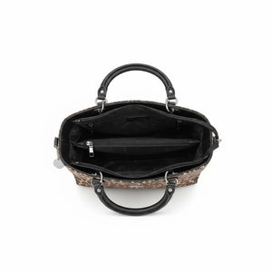 Zebrata bag - Borsa firmata GYOIAMEA tote borsetta rigida simil pelle fantasia animalier