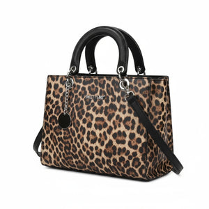 Zebrata bag - Borsa firmata GYOIAMEA tote borsetta rigida simil pelle fantasia animalier