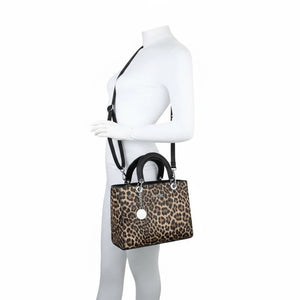 Zebrata bag - Borsa firmata GYOIAMEA tote borsetta rigida simil pelle fantasia animalier