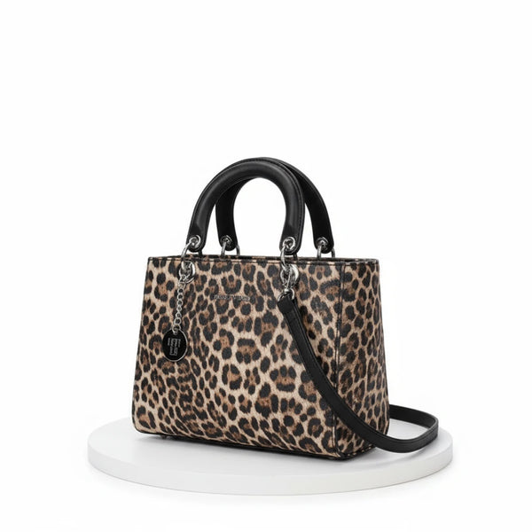 Zebrata bag - Borsa firmata GYOIAMEA tote borsetta rigida simil pelle fantasia animalier
