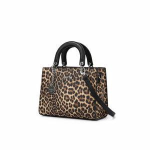 Zebrata bag - Borsa firmata GYOIAMEA tote borsetta rigida simil pelle fantasia animalier