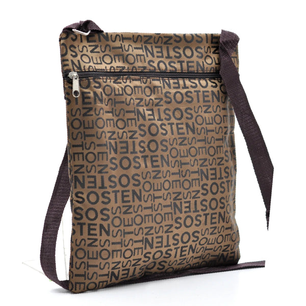 Borsello Uomo firmato Gyoiamea logato Resistente multi tasche sportivo multitasche tessuto tecnico nylon