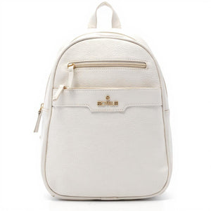 Zaino in eco Pelle B. cavalli  - Elegante e Resistente, Donna , Zaino Casual con Tasca Frontale con Zip e Tasche Laterali, Perfetto per Uso Quotidiano e Lavoro