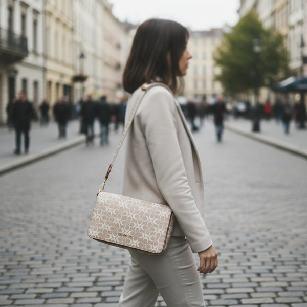Borsa firmata COCONUDA Colletion donna spalla a tracolla simil pelle nuova fantasia logo tote bag scritte