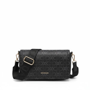 Borsa firmata COCONUDA Colletion donna spalla a tracolla simil pelle nuova fantasia logo tote bag scritte