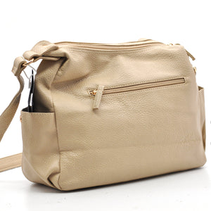 Borsa firmata B.Cavalli 2025 multi tasche donna logo zip tracolla unica tinta nuova