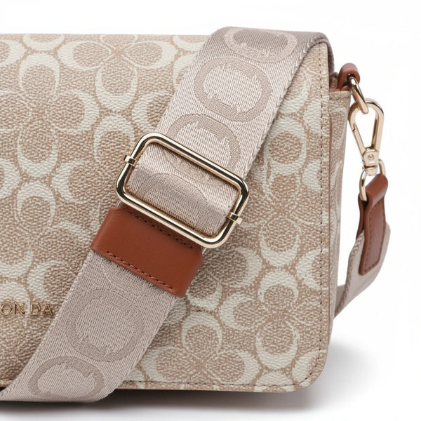 Borsa firmata COCONUDA Colletion donna spalla a tracolla simil pelle nuova fantasia logo tote bag scritte