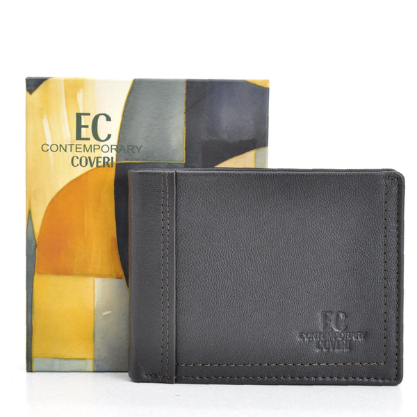 Portafoglio vera pelle uomo firmato COVERI CONTENPORARY porta carte ribaltina morbido