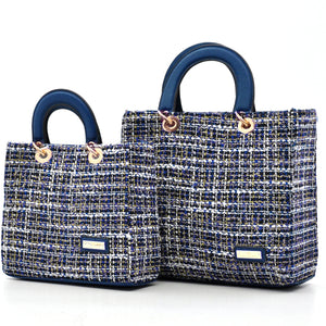 Borsa CHARRO in tessuto TWEED bouclé raffinato