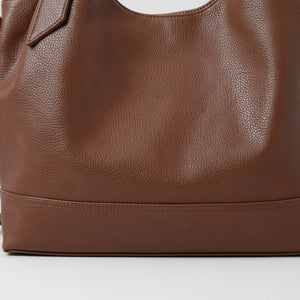 La Deliziosa - Borsa firmata Gyoiamea shopping a spalla manici nodo simil pelle morbida