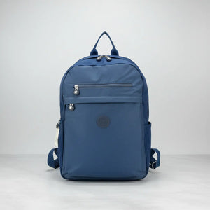 Zaino Donna in Nylon Impermeabile Multitasche  Leggero e Resistente, Tessuto Effetto Stropicciato. Ideale per Scuola, Viaggio e Lavoro