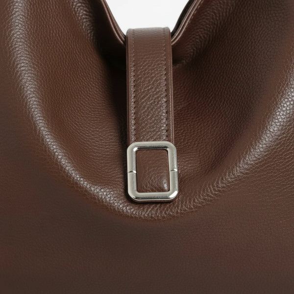 Valentini - Borsa firmata a sacco spalla mono manico simil pelle secchio grande elegante capiente