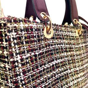 Borsa CHARRO in tessuto TWEED bouclé raffinato