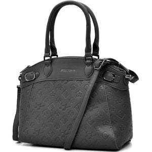 Borsa bauletto donna SWEET YEARS in simil pelle pregiata tasche con cerniera fantasia logata