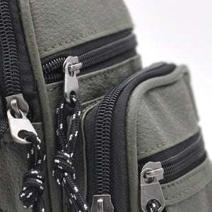 Borsello Uomo firmato Gyoiamea simil pelle borsellino Resistente multi tasche sportivo