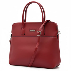 CHARRO - Borsa shopping a spalla grande tracolla casual simil pelle venata ufficio