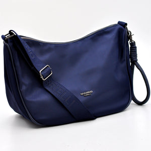 Borsa donna firmata NAZARENO GABRIELLI nuova sportiva passeggio mezzaluna nylon impermeabile tracolla