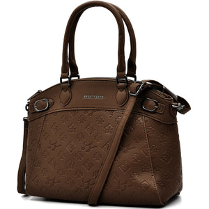 Borsa bauletto donna SWEET YEARS in simil pelle pregiata tasche con cerniera fantasia logata