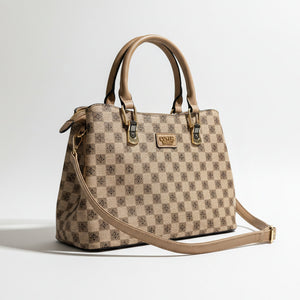 Borsa bauletto Coveri World fantasia logata tote bag firmata