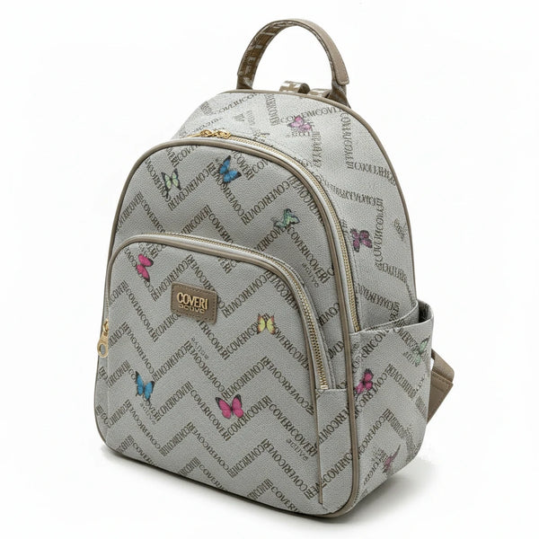 Zaino donna Firmato COVERI ACTIVE limited edition fantasia farfalle
