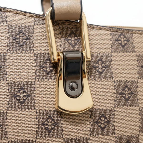 Borsa bauletto Coveri World fantasia logata tote bag firmata